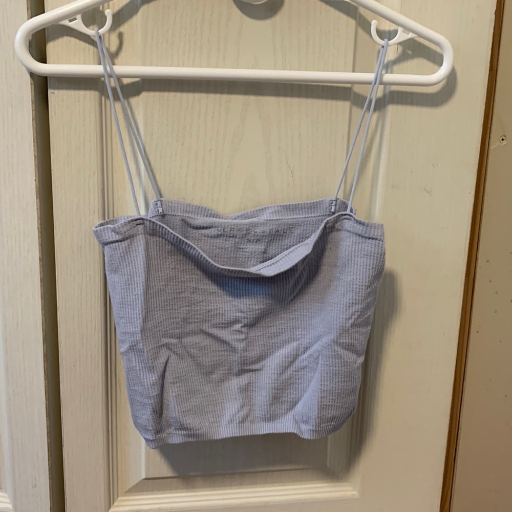 blueish grayish tank top form aeropostale